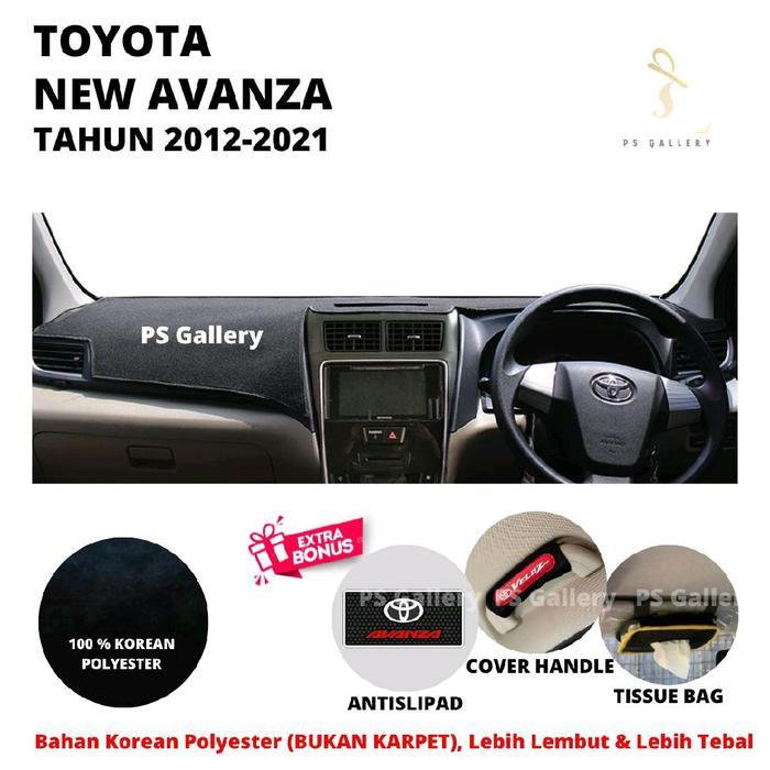 Alas Dasbor Mobil New Avanza Tahun 2012-2021 Aksesoris Cover Dashboard Premium