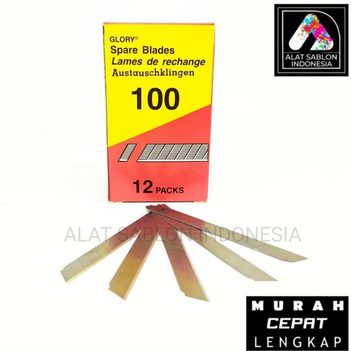 Isi Kater Glory 100 Isi Cutter Kecil 1 Box
