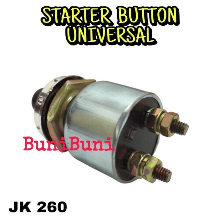 "New" Saklar / Switch / Tombol Untuk Klakson & Starter / Stater Mobil & Motor Universal 12V / 24V -
