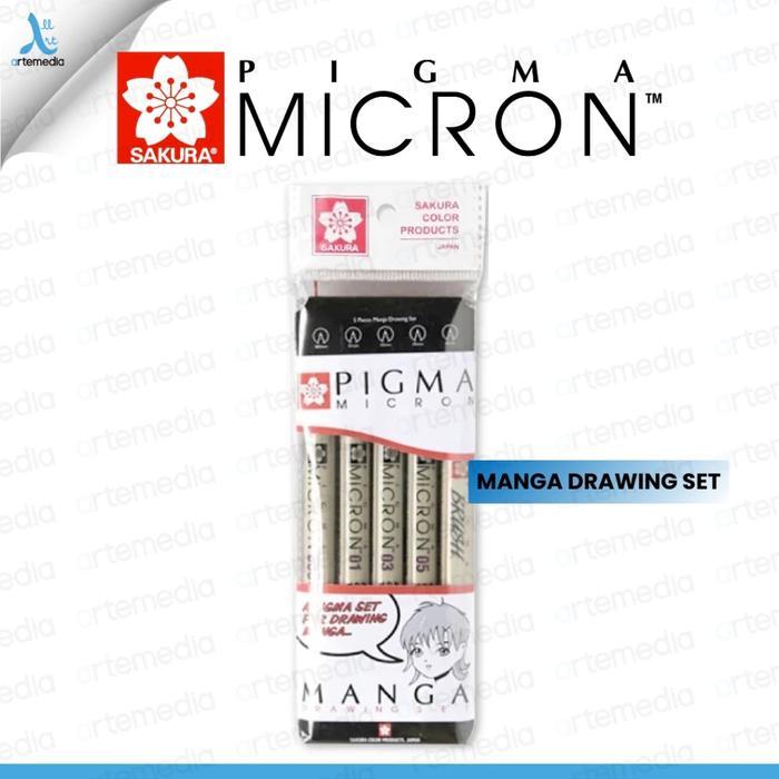Drawing Pen Sakura Pigma Micron Manga Drawing Set