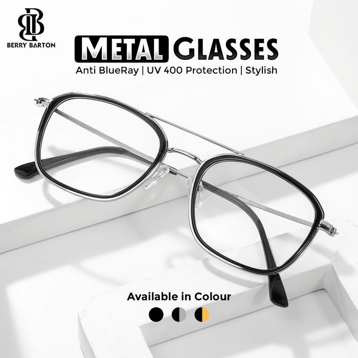 Berrybarton 2622 Frame Kacamata pria Lensa Blueray Photocromic