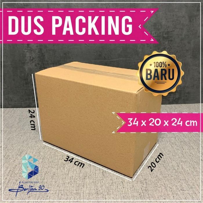 "New" Dus Packing 34 x 20 x 24 / Kardus Polos / Kardus Packing