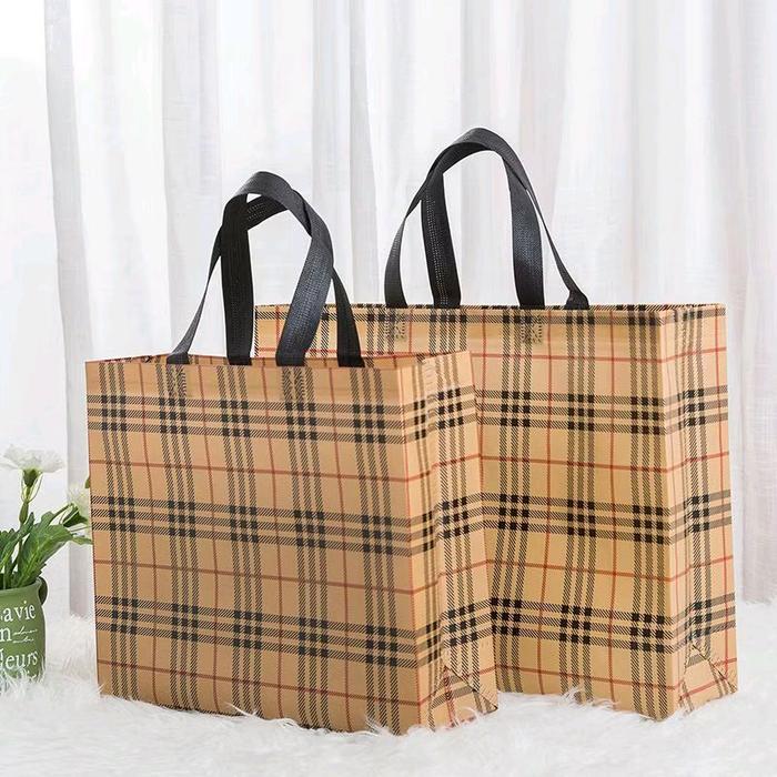 PAPER BAG KAIN TAS BELANJA TAS HAMPERS GOODIE BAG MOTIF CANTIK PREMIUM