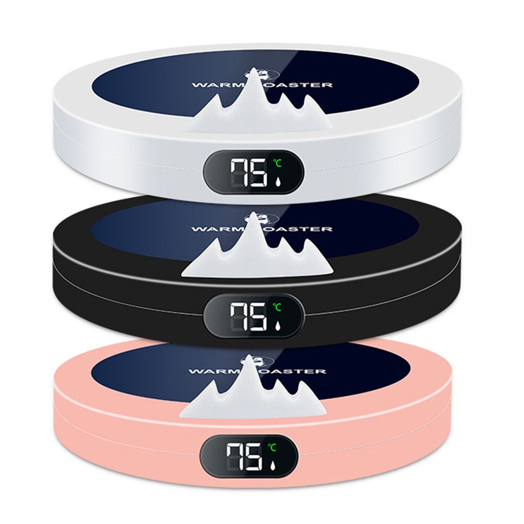 DC 5V USB Cangkir Mug Kopi Penghangat Cangkir Air Teh Susu Pemanas Bantalan Sentuh Listrik Suhu Dapa