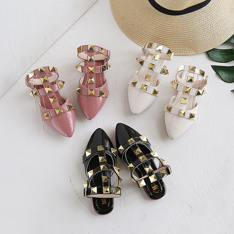 Sandal Anak-anak Baru Sandal Runcing Anak Perempuan Sandal Keling Putri Anak-anak Mode 2023 Sandal M