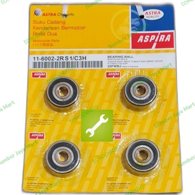 "New" Bearing Laher Bak CVT 6002-2RS Beat Fi ESP Vario 125 150 ESP ASPIRA
