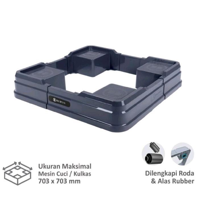 PROMO BERVIN BFSA-150 Tatakan Roda Mesin Cuci Front / Top Loading & Showcase Cooler Lemari Pendingin