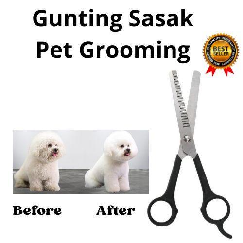 Promo Pet Gromming Scissors Gunting Sasak Anjing Kucing Gunting Cukur Bulu Rambut Kucing Anjing