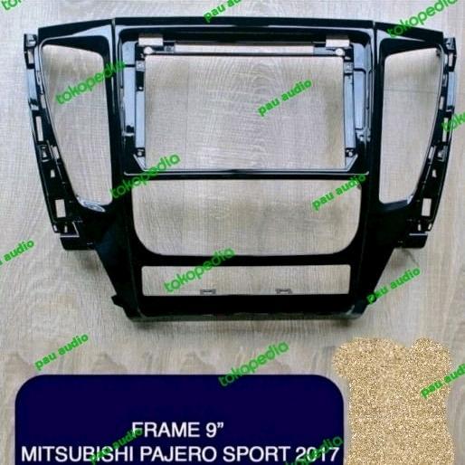 Frame Double Din Android 9 Inch Pajero 2016-2020