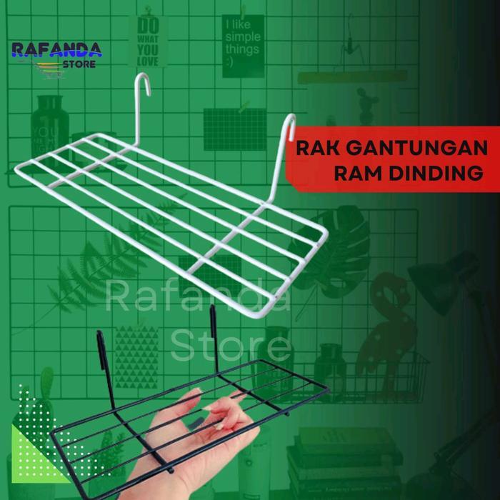 Rak gantungan ram aksesoris ragan besi hijang hiasan dinding minimalis tatakan sepatu dekorasi kamar