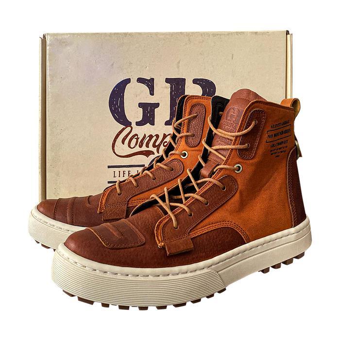 Terlaris Sepatu Gr Company X Glintz Garage Edition Original Gr Company 100% Black Boots