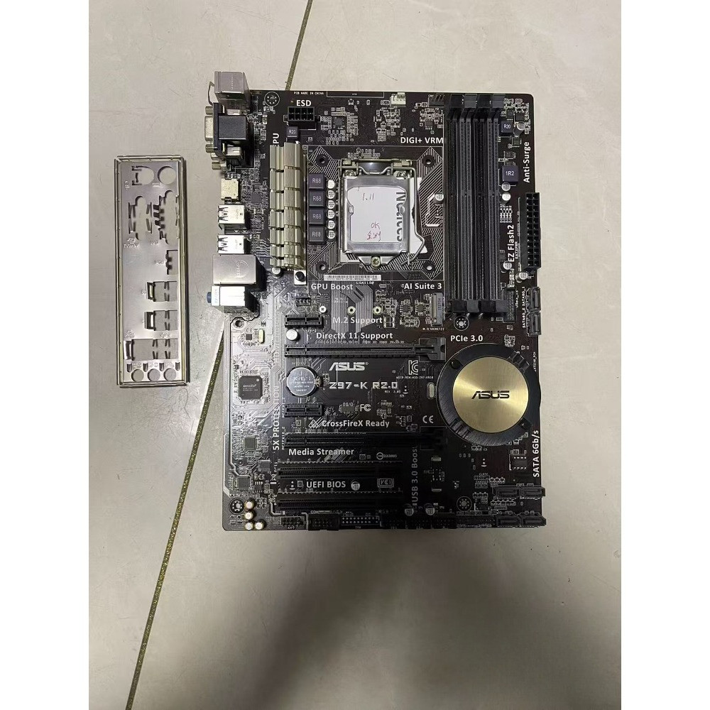 Asus/ASUS Z97-K with 1150 pins, supports M2, DDR3, luxury motherboard, Gigabit network card, four
