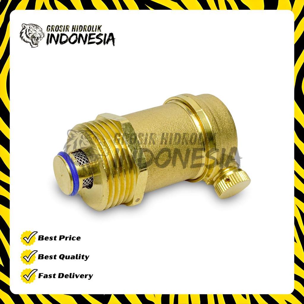 1" Air Vent Valve Brass / Automatic Air Vent Valve Kuningan 1"