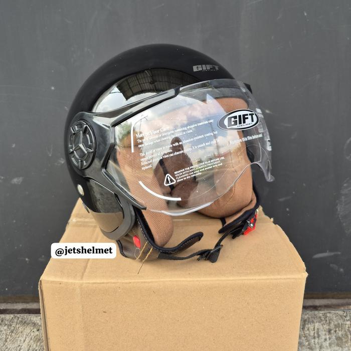 ASLI HELM BOGO GIFT AMORA SNI Helm Wanita Hijab Retro/Helm Bogo Helm Pria Helm Retro READY STOCK