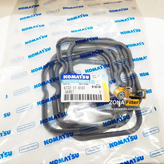 Gasket Cover 6732-11-8181 Gasket 6732 11 8181 1 Set 6Pcs Diskon