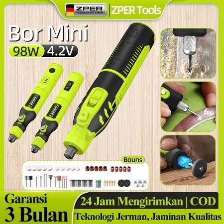 Krisbow Modern - Zper Bor Mini Drill Grinder Mini Grinda Bor Listrik Penghalus-Alat Gerinda Zp007