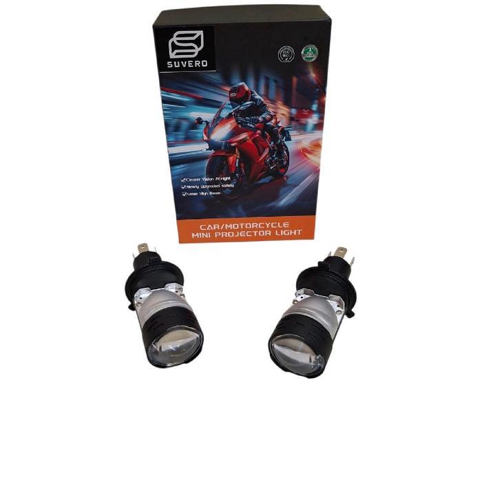 Lampu Led Mini Projector Projie H4 Mini Projie H4 Suvero 6500K Restock