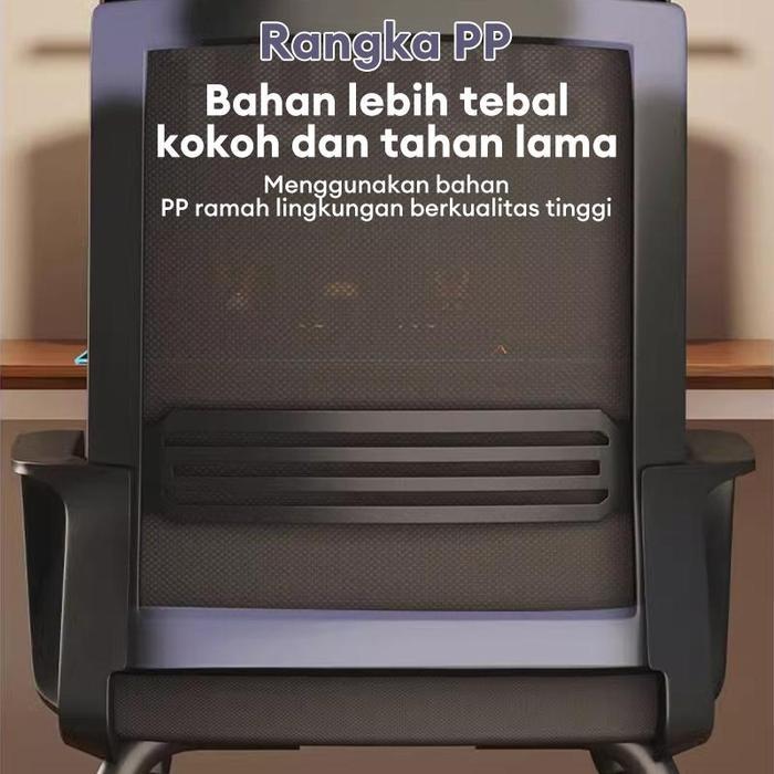 Fur-Kursi Kantor Ergonomis Minimalis Kursi Kerja, Kursi Komputer, dan Kursi Belajar Nyaman dengan