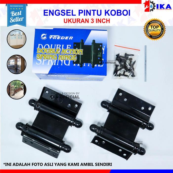 PROMO ENGSEL KOBOI KOBOY ENGSEL PINTU DUA ARAH PERVEER 3'' INCH UNIK MURAH