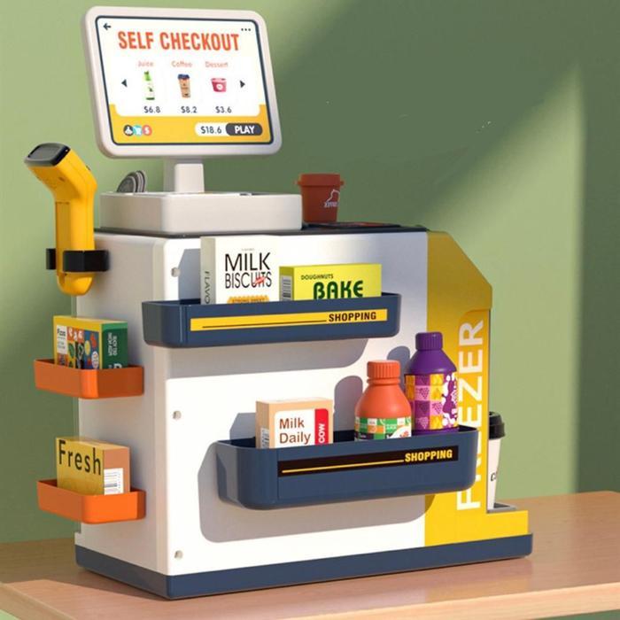 [TM888]Mainan Anak Super Supermark[TM888]Set Belanja Scan Kasir / Mainan Simulasi Kasir / Jual