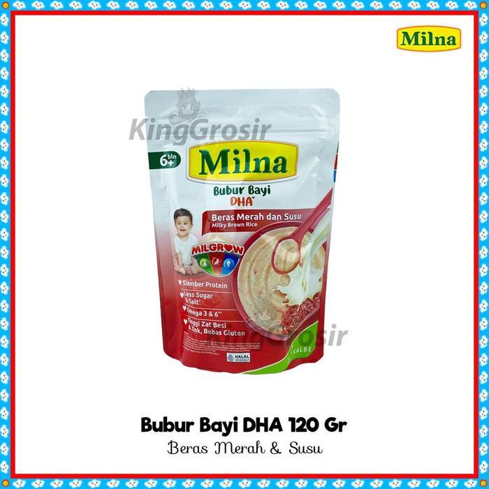 MILNA Bubur Bayi 120gr / Milna Bubur Bayi 6+ / Bubur Bayi 6-12 Bulan