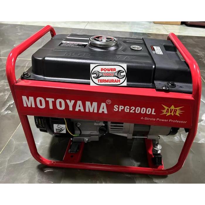 Generator MOTOYAMA SPG 2000L 4 Tak Genset 1000 Watt Bensin Listrik