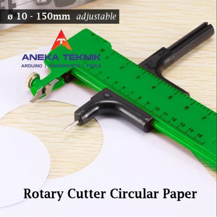 Alat Potong Lingkaran Bulat Kertas Kompas Circular Rotary Cutter Paper