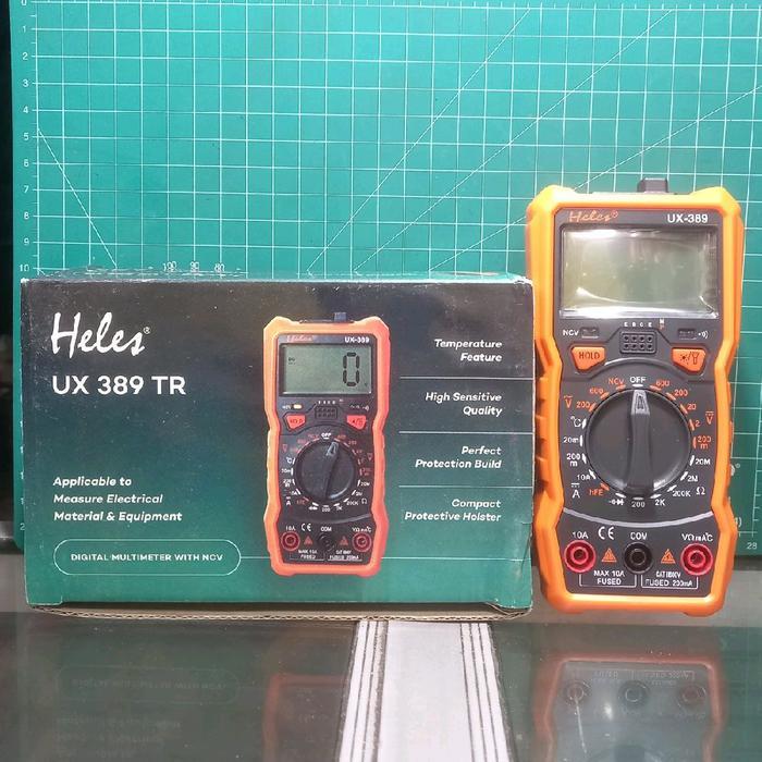 Avometer Multimeter Multitester Digital HELES UX389TR