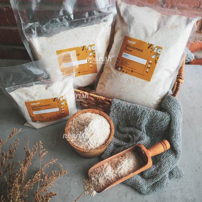 Whole Wheat Flour / Whole Meal Flour / Tepung Gandum Utuh 1Kg