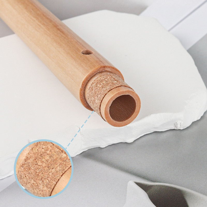 Wooden Recorder Student Learning 8 Hole High Pitched Wooden Flute Portable School Hohner Flute