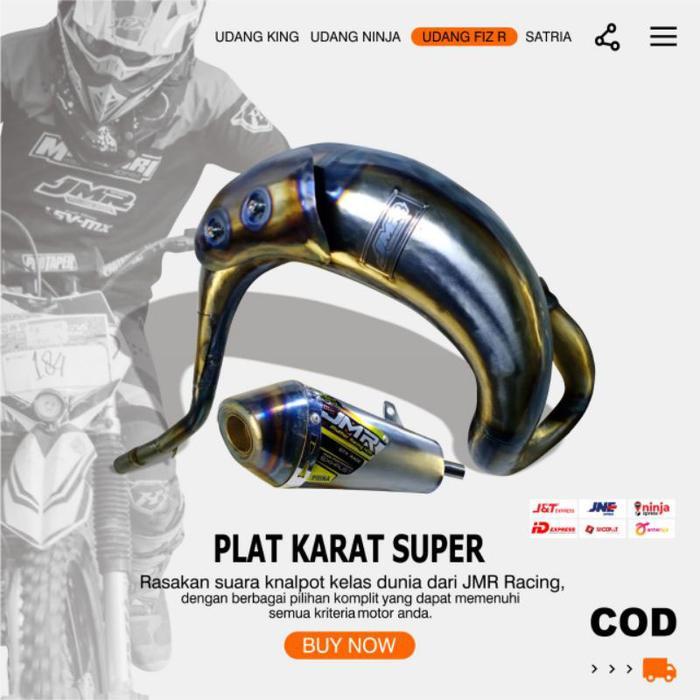 Knalpot Udang Gtx Fiz R Jmr Racing 4135