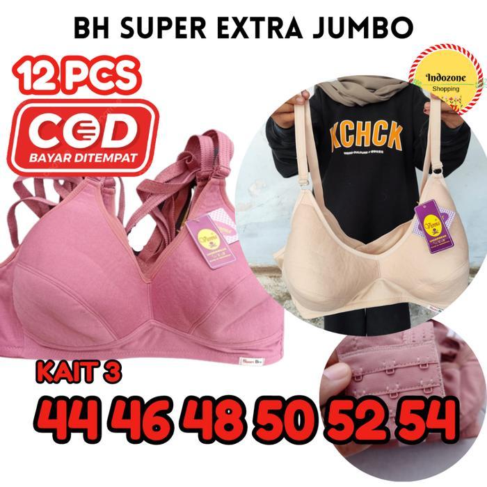 Bra Bh Super Jumbo tanpa busa sport bra BIG SIZE WANITA REMAJA