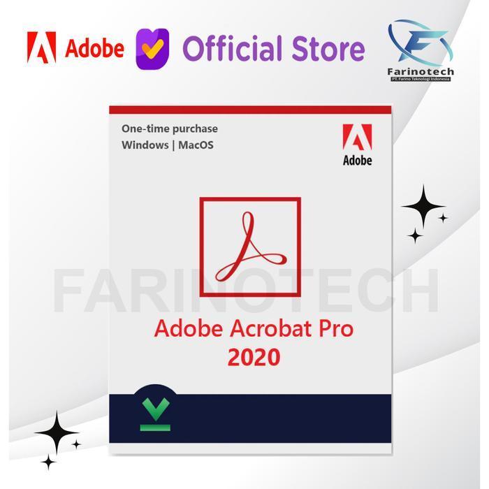 Adobe Acrobat Pro 2020 Original Win/ Mac 1 PC License