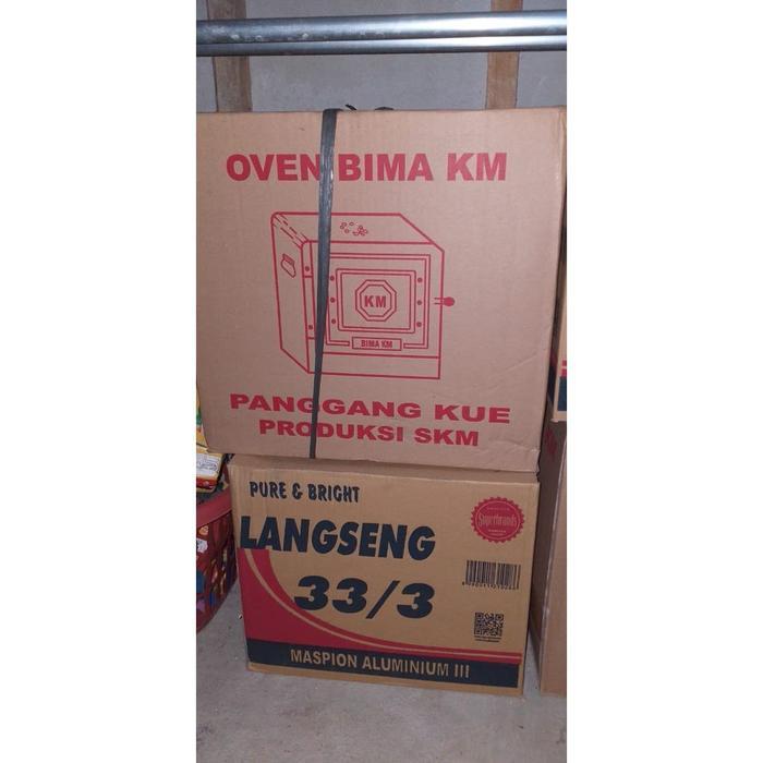 Oven Kue / Tangkring / Kompor / Bima 2 Susun Alumunium + 2 Loyang