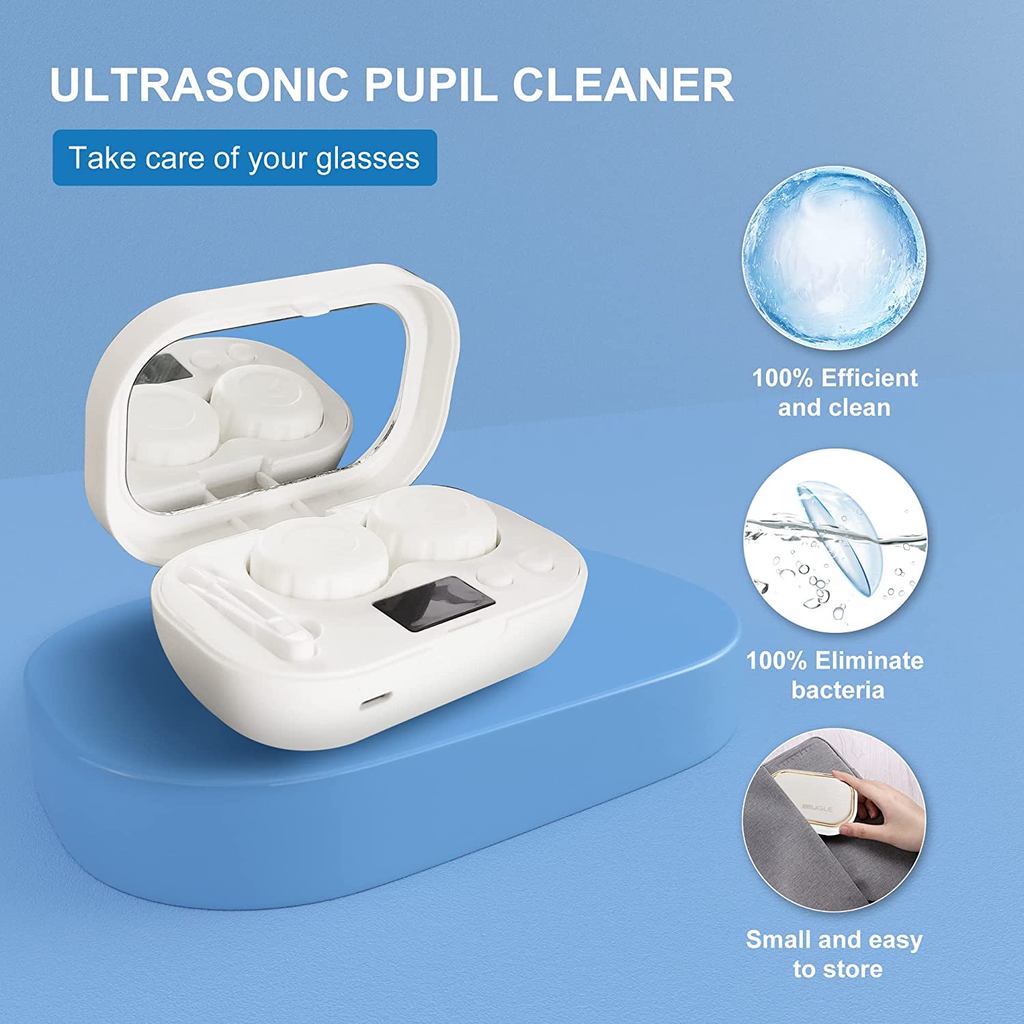 Contact Lens Cleaner USB RechargeableMachine Ultrasonic Portable Contact Lens Cleaner Automatic