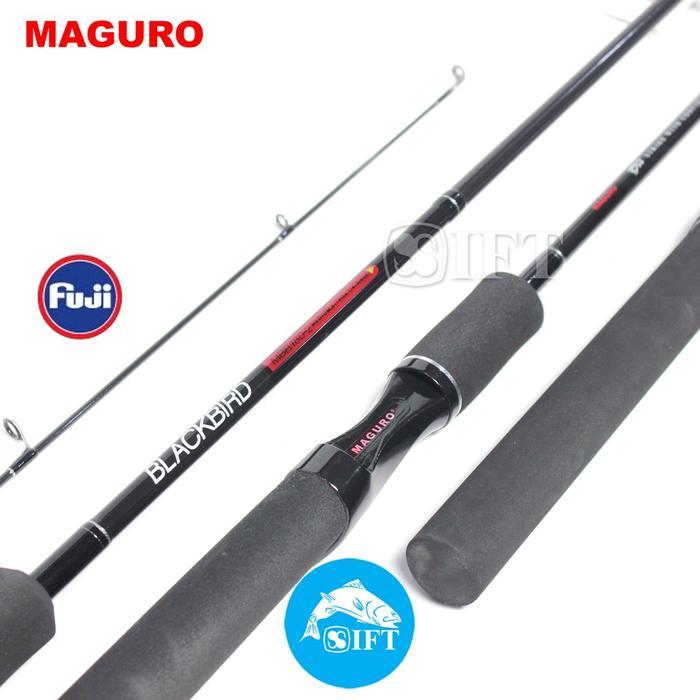 Joran MAGURO BLACKBIRD 120 135 150 165 180 FUJI Pancing spinning
