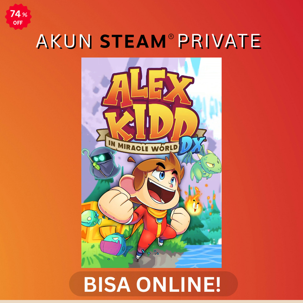 Alex Kidd in Miracle World DX - Steam PC Original - Akun Private Online