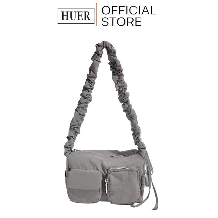 ORIGINAL London Berry HUER ~ Tas Wanita Fevora Nylon Hobo Bag 9549-002 READY STOCK