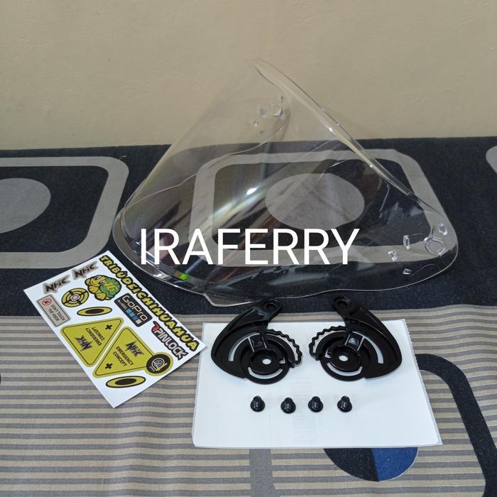Kaca Helm Nhk R6 Warna Putih Bening