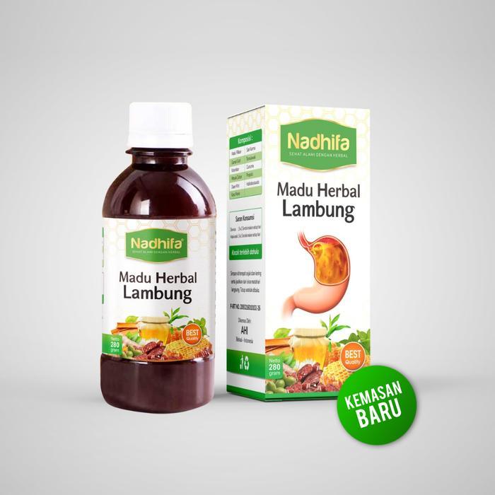 MADU HERBAL LAMBUNG NADHIFA / MADU SEHAT LAMBUNG NADHIFA 280GR - MADU SPESIALIS MAAG & TYPUS