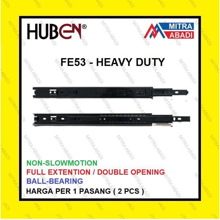 maniz Rel Laci Heavy Duty FE53 70 80 90 100 cm Bawah Tangga Ranjang Tatami Beban Berat Double Track