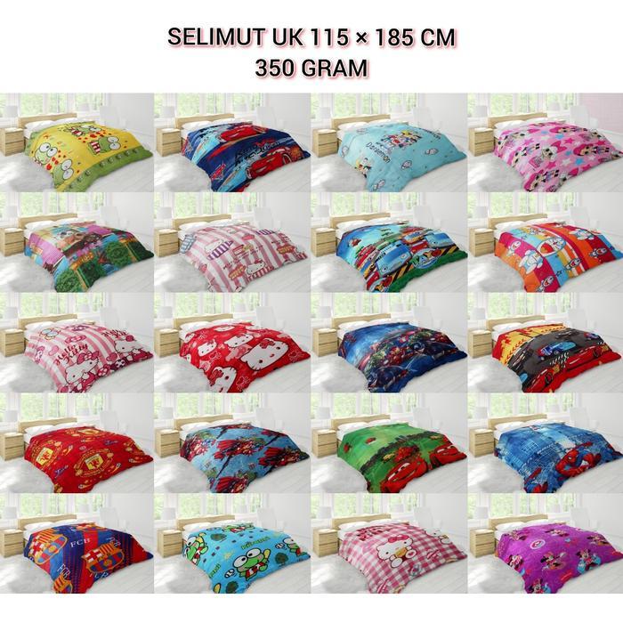 Bonita World - Selimut Bulu Karakter Motif Dewasa