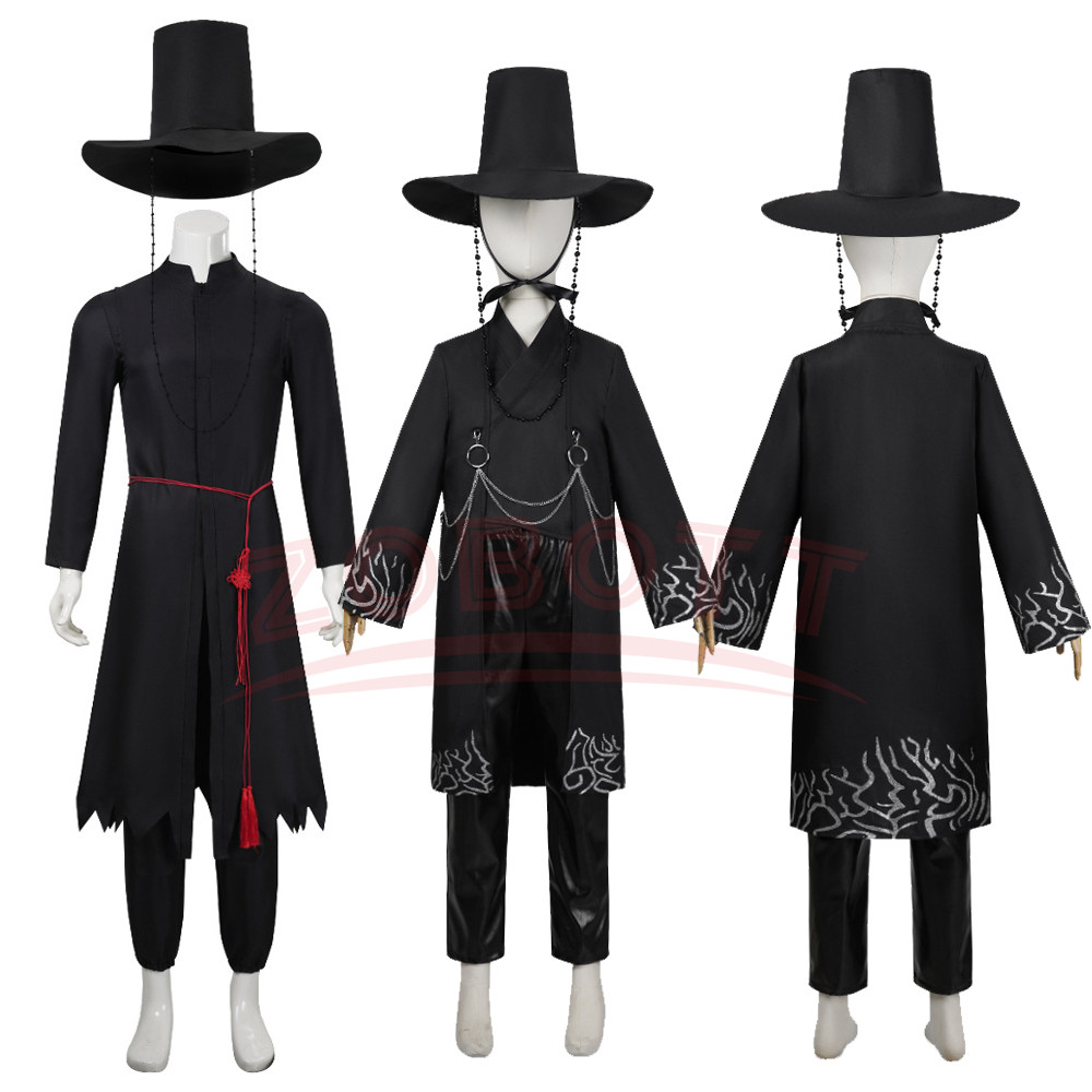 Movie Demon Hunters Saja Boys Cosplay Costume K-Pop Saja Boys Jinu Halloween Party Cosplay Comic