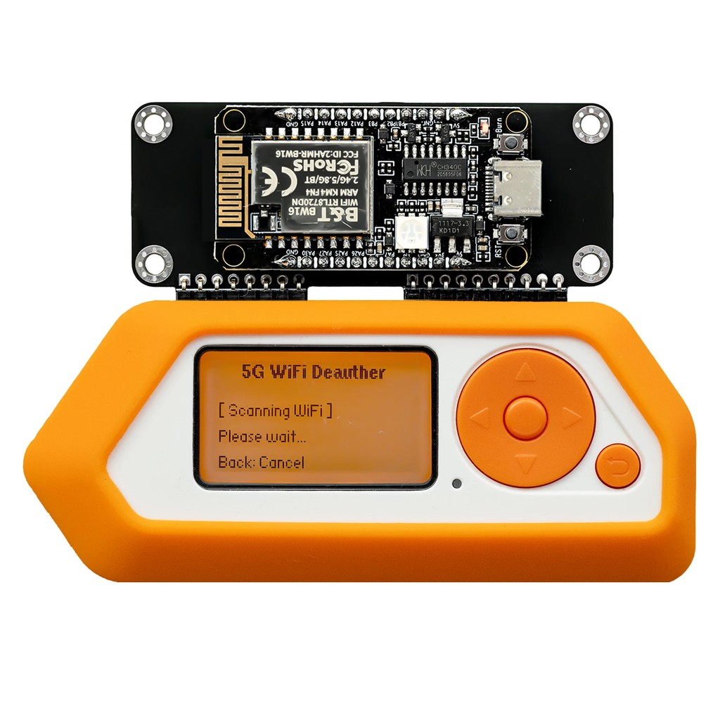 Flipper Zero 2.4G&5G WiFi Deauther Module, BW16 RTL8720DN Wireless Expansion Board, Preloaded