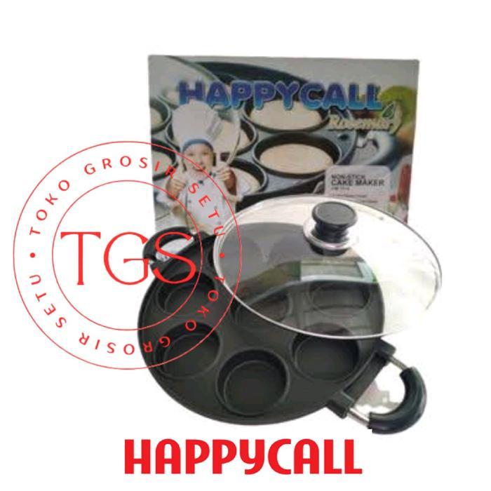 Cetakan kue 8 Lubang Datar HC Happy Call Loyang kue martabak mini cake pan kue lumpur