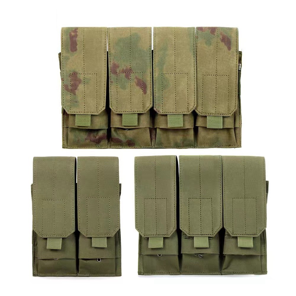 5.56 M4 Four Magazine Pouch Single Double Magazine Bag for M6 AR M4 AR15 Rifle Pistol Mag Pouch