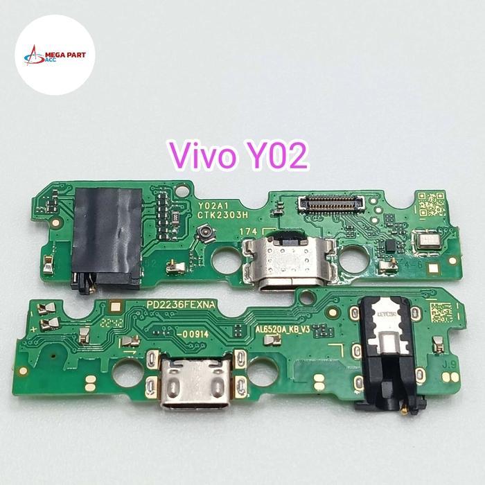 VIVO Y02 -FLEXIBEL PAPAN KONEKTOR CHARGER CAS VIVO Y02