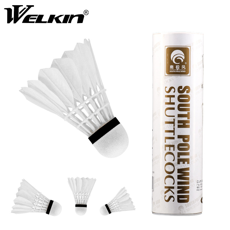 Badminton Shuttlecock White Goose Board Feather Flying Stability Durable Shuttlecock Ball feather sh