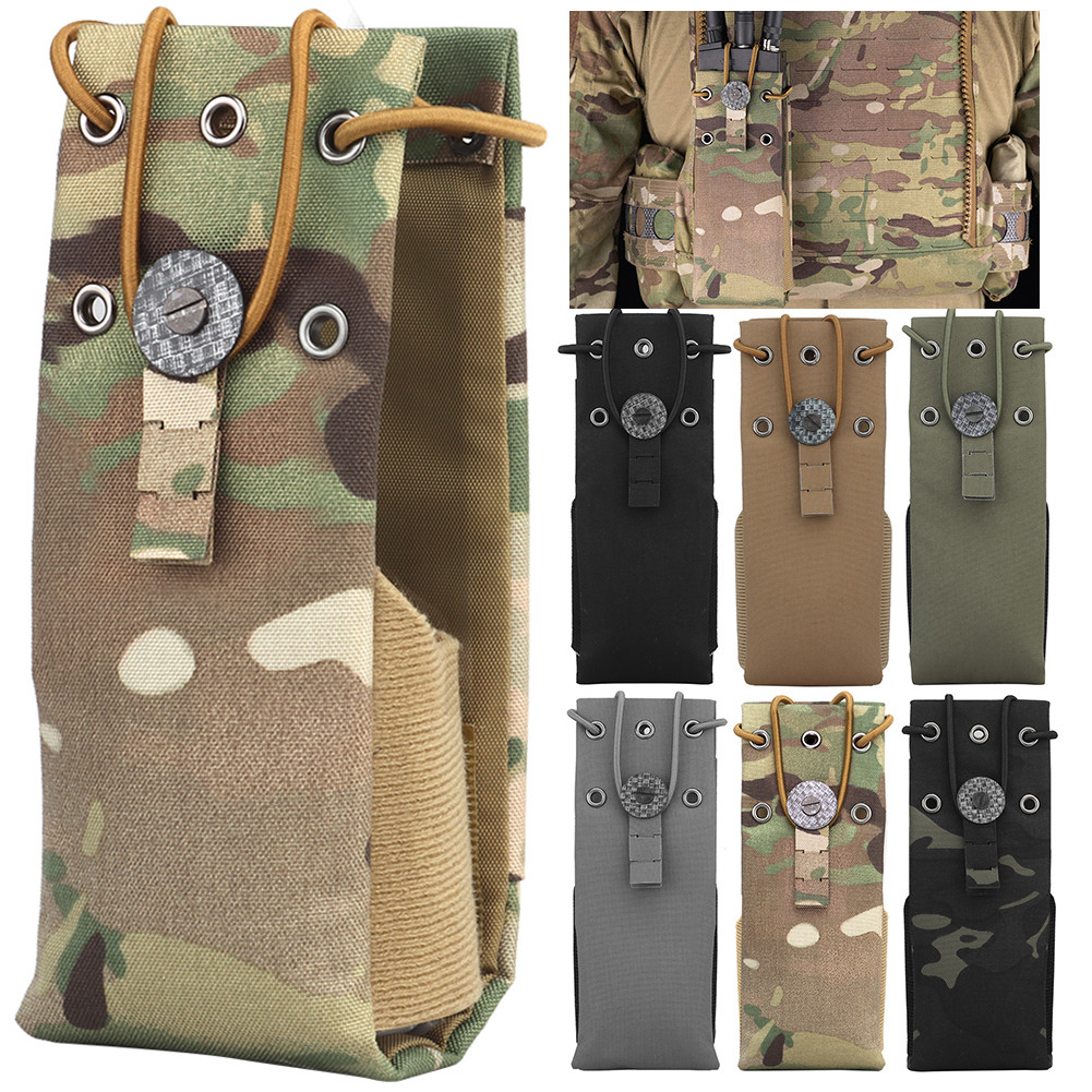 Tactical Radio Pouch Waist Molle Bag Holder Walkie Talkie Bag Military Heavy Duty Radio Bag for MPU5