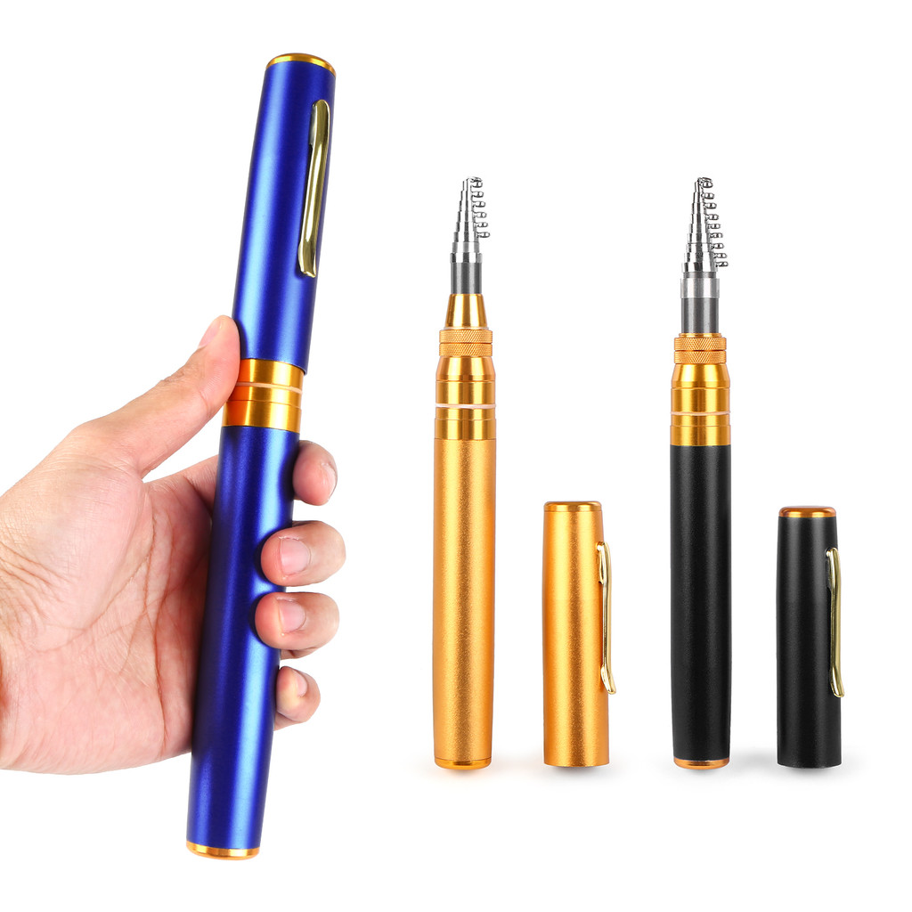 Outdoor Portable Mini Pen Fishing Rod Telescopic Pocket Pen Fishing Rod Mini Fishing Pole Fishing Ac